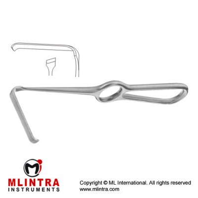 Kirsch Retractor Left Stainless Steel, 21 cm - 8 1/4" Blade Size 60 x 11 mm
